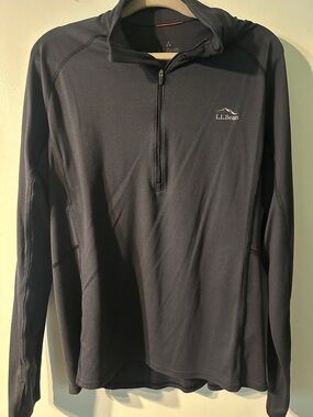 Men's L.L.Bean Midweight Base Layer, 1/4 Zip, Regular